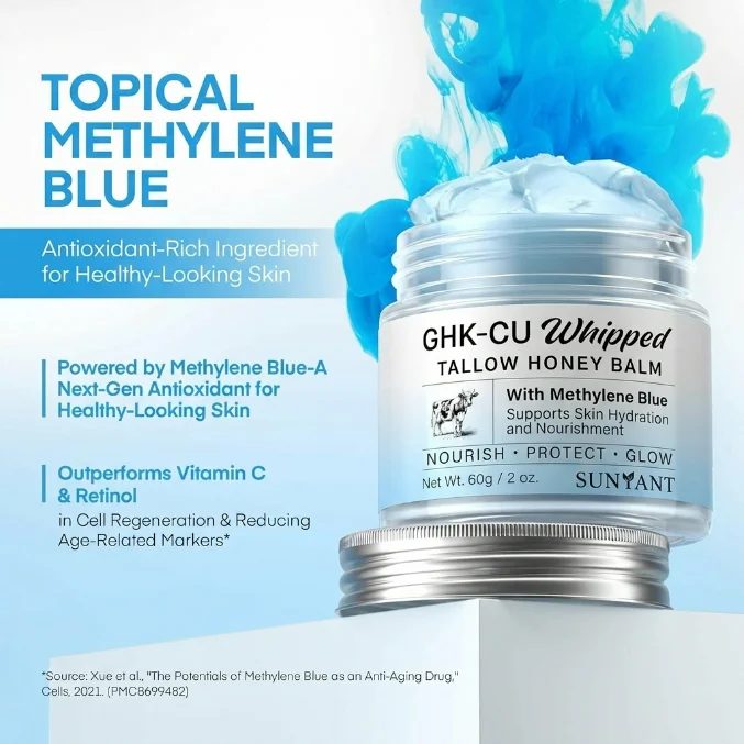 Private Label Copper Peptides GHK-Cu Beef Tallow Cream