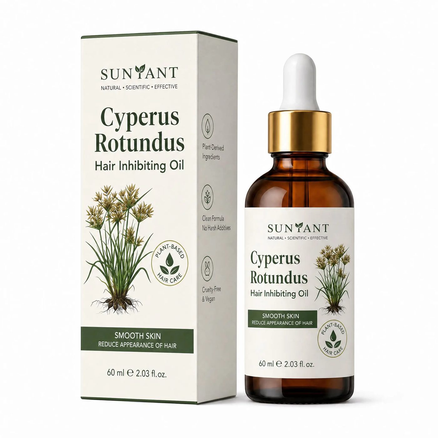 Premium Cyperus Rotundus Oil After-Shave and Post-Wax Moisturizer
