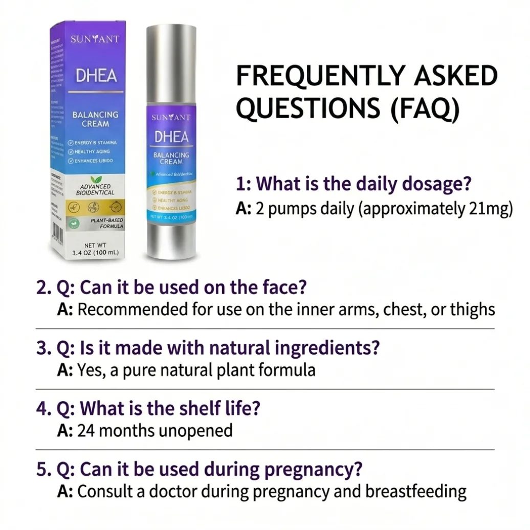 Private Label DHEA Balance Cream for Women - Advanced Topical Supplement for Energy, Libido, Mood and Skin