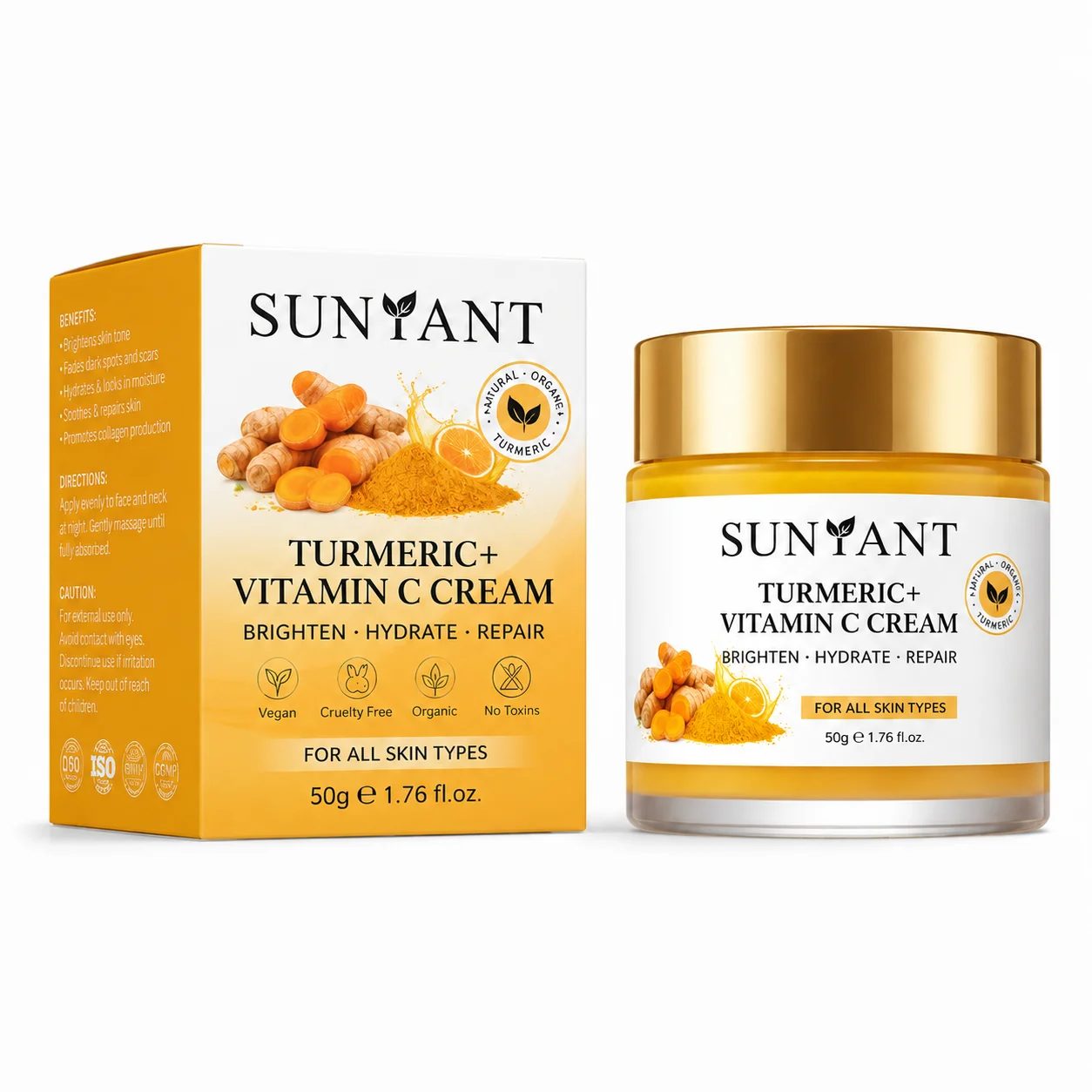Turmeric Vitamin C Glow Moisturizing Face Cream